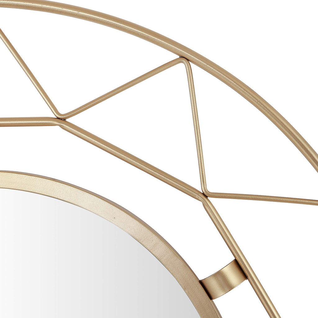 SAFAVIEH 32.9-Inch Round Cosria Wall Mirror