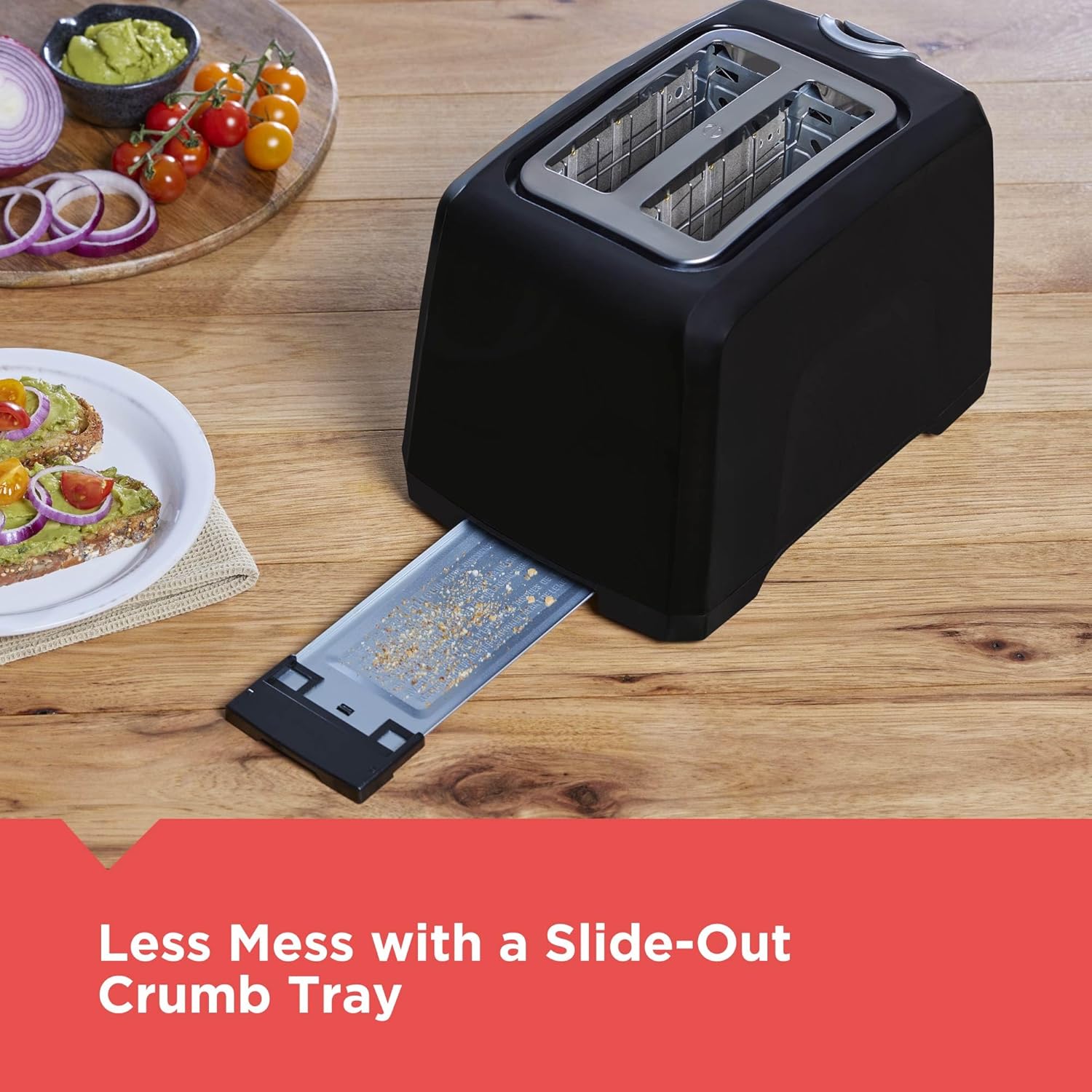 Skiennix 2-Slice Extra Wide Slot Toaster - Perfect for Bagels & Thick Bread | Stylish Design