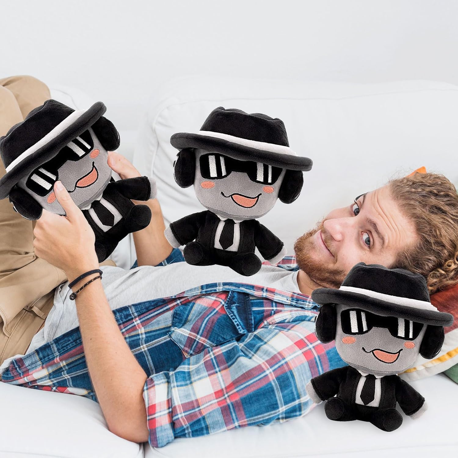 Skiennix 8-Inch Cartoon Game Plush Pillow - Perfect Stuffed Figure for Video Game Room Decor