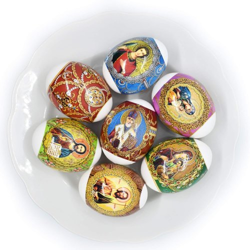 Faberge Thermo Heat Shrink Sleeve - Decorative Easter Egg Wraps for Pysanka & Pysanky