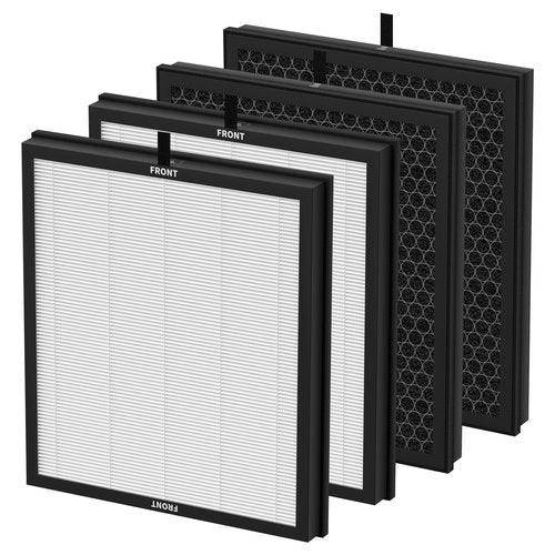 AP303 AP304 Replacement Filters, Compatible with DAYETTE ＆ FRESHDEW Air Puri-fier AP303/AP304, 3-in-1 Filtration System Replacement Filters,4 Pack