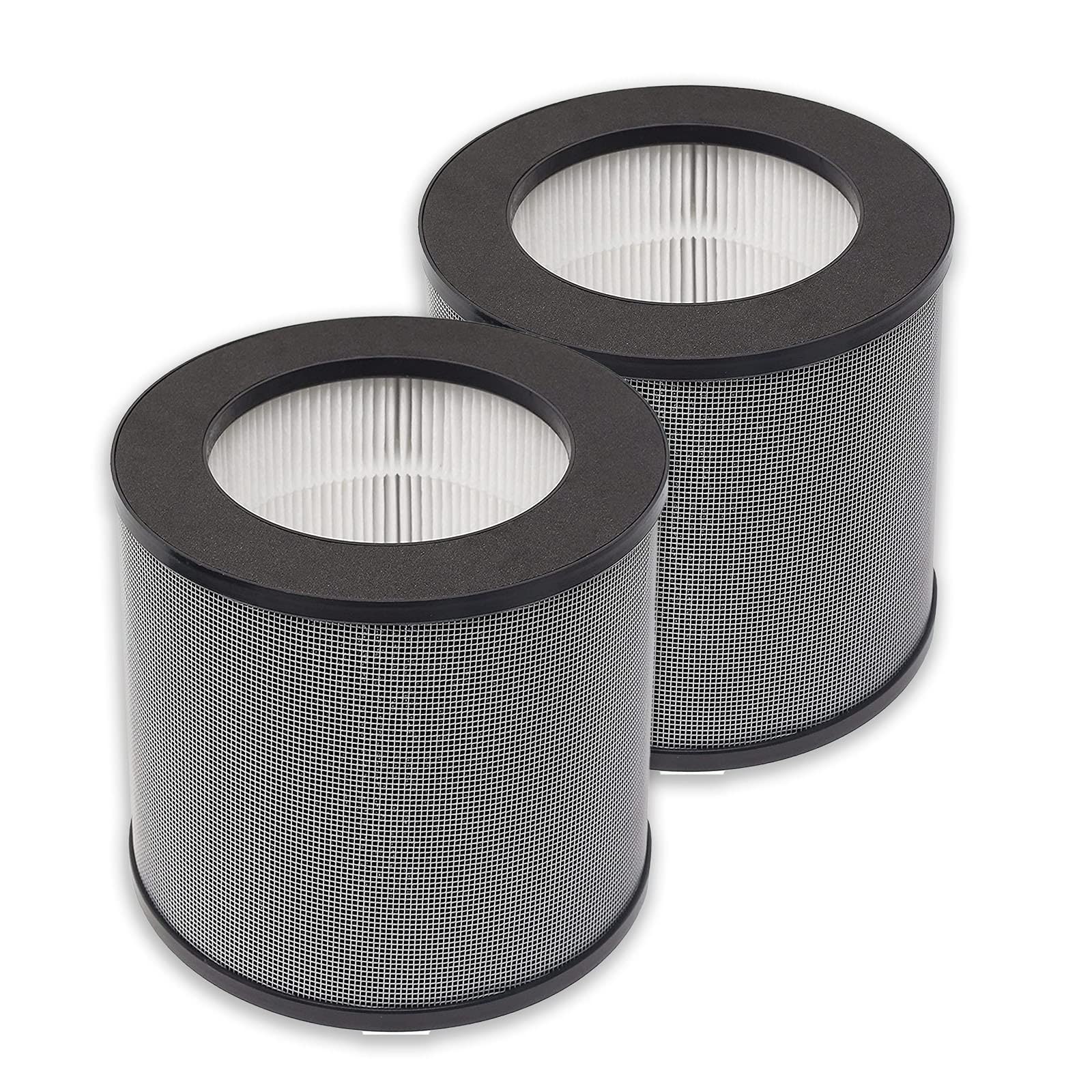 PUREBURG Replacement Filters Compatible with HATHASPACE HARMONY 600 HEPA Air Purifier Part HSE600, 2-Pack H13 True HEPA Activated carbon 2-IN-1 4-Stage Filtration