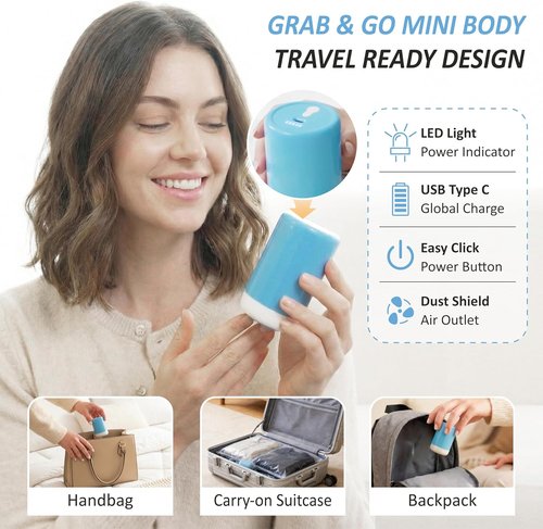 Cozy Essential Vacuum Storage Bags - Rechargeable Cordless USB Pump for Clothes & Bedding | 12-Piece Combo