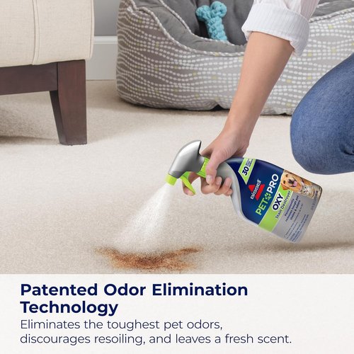 Bissell PET PRO OXY Stain Destroyer - Powerful Carpet & Upholstery Cleaner | 22 oz, 2 Pack