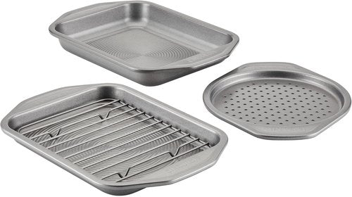 Circulon Total Bakeware Nonstick Pizza Pan Baking Set - 4-Piece Toaster Oven Essentials