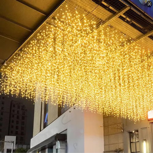 LED Ceiling Icicle Lights - 16.4FT 216 LEDs | 8 Modes Twinkle Fairy Lights for Indoor/Outdoor Decoration