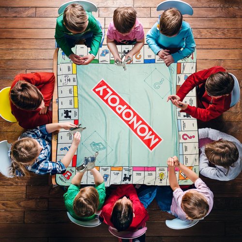 Monopoly Blanket | Monopoly Game Board | Monopolys Throw Blanket | Oversized Game Boards | Giant Monopolys Floor Board Games | 60 X 60 Inches | Officially Licensed