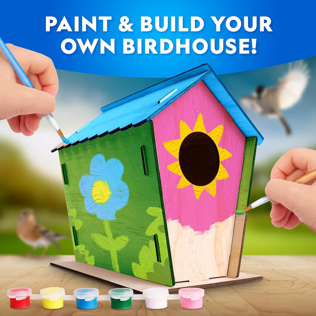 National Geographic Mega Arts & Crafts Activity Kit - 3-in-1 Craft Set for Kids | Build, Paint, Weave & Create