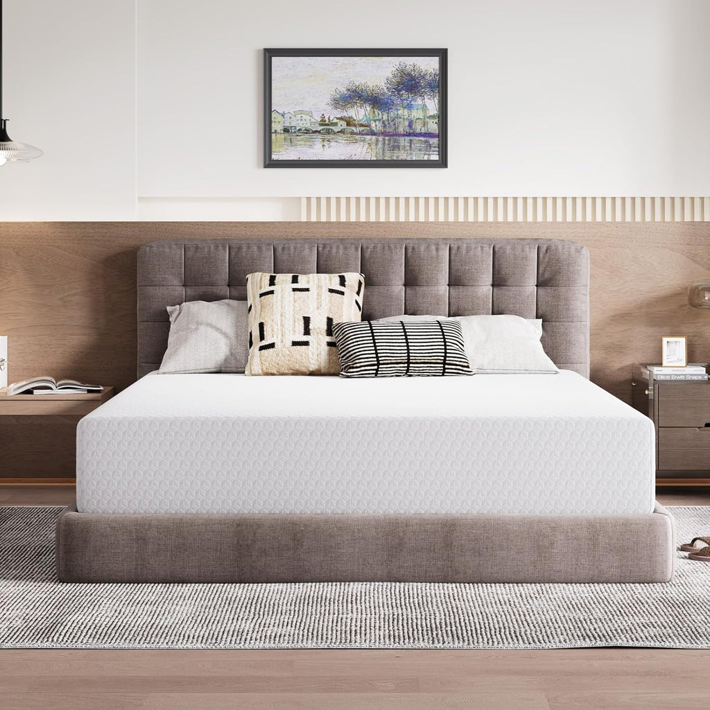 Novilla Queen Mattress - 14 Inch Memory Foam for Pressure Relief & Support | Cool, Medium Firm, CertiPUR-US Certified