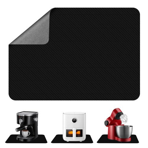 14" x 10" Small Appliance Slider for Countertop, Sliding Tray for Kitchen Appliances, 360° Rotating Sliding Pad for Coffee Maker, Heat Resistant Mat Cut to Fit Stand Mixer, Air Fryer, Microwave