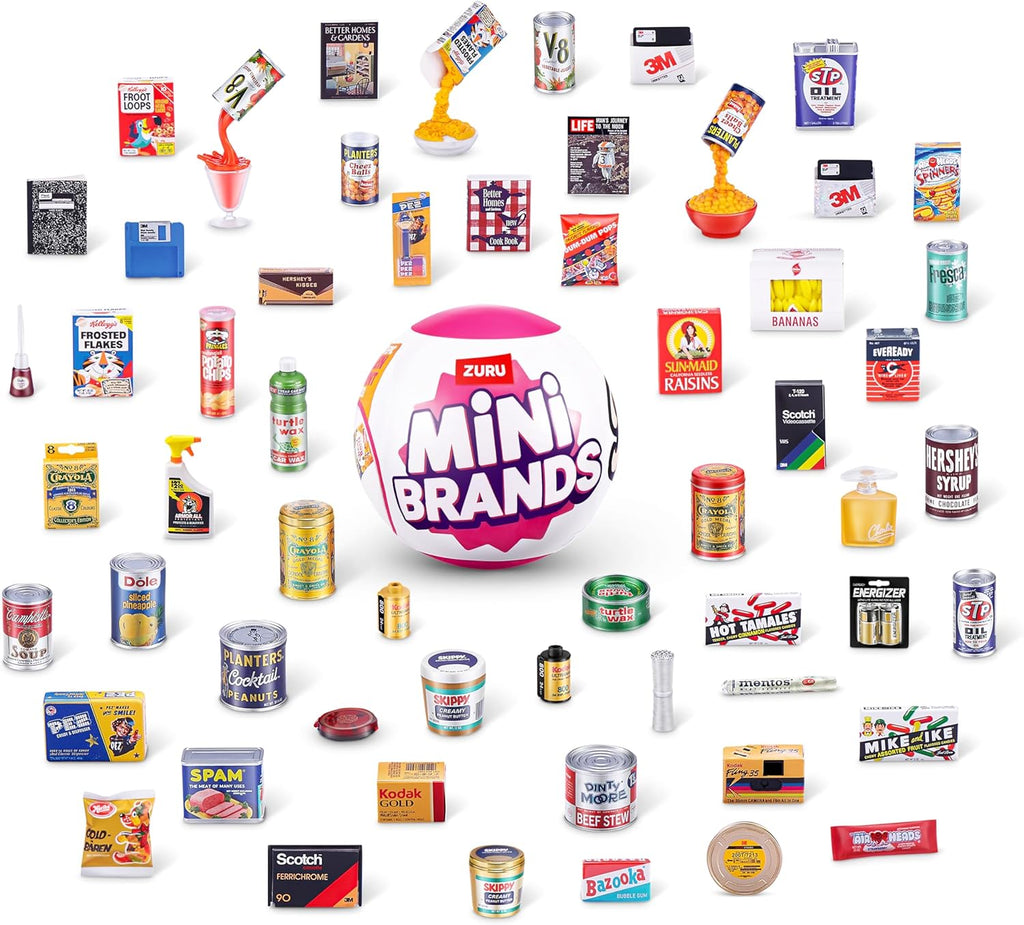 Mini Brands Retro Capsule 2-Pack | 60+ Mystery Minis to Collect | Real Licenses & Rare Collectibles