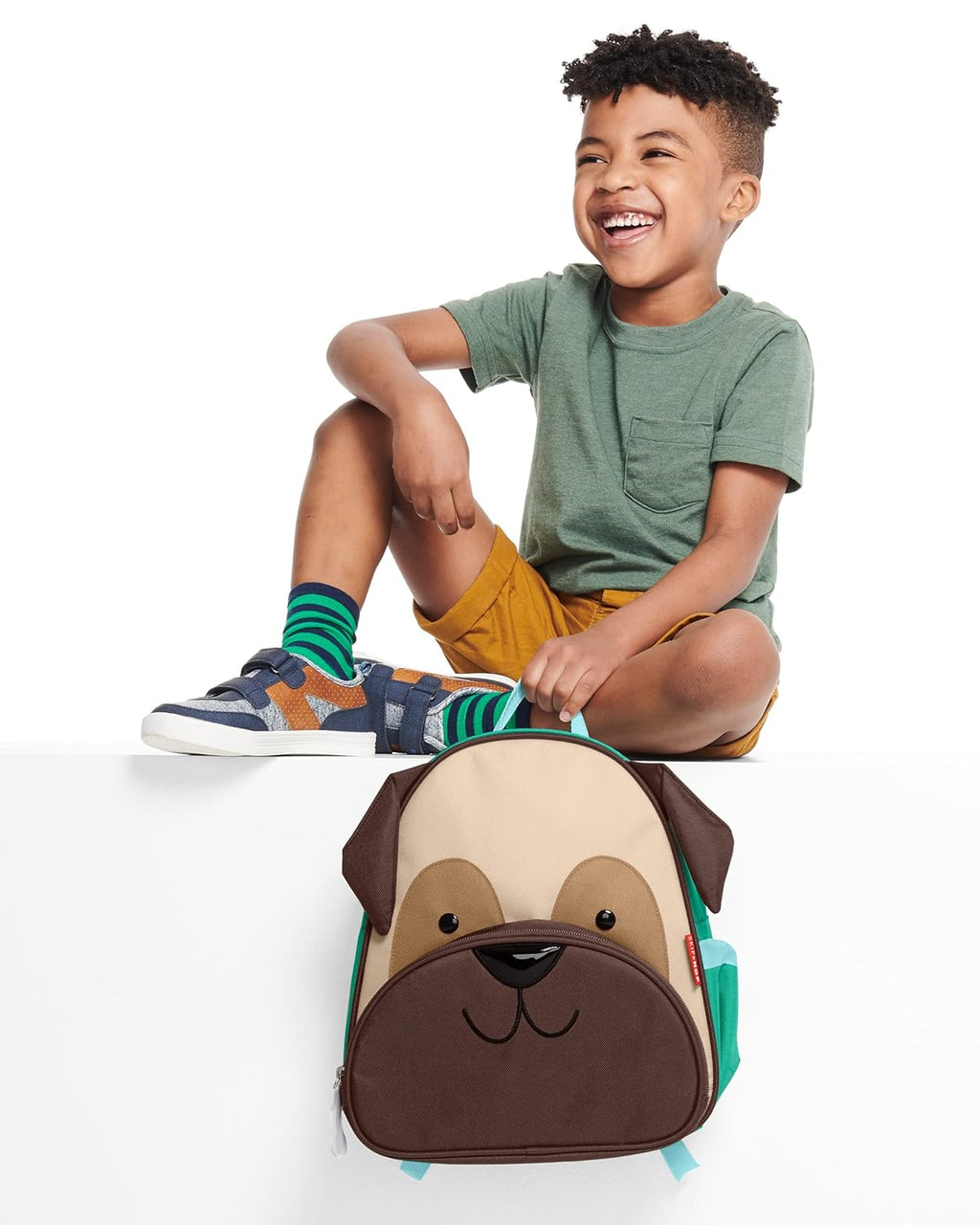 Skip Hop Toddler Backpack - Zoo Preschool Design in Adorable Pug Style