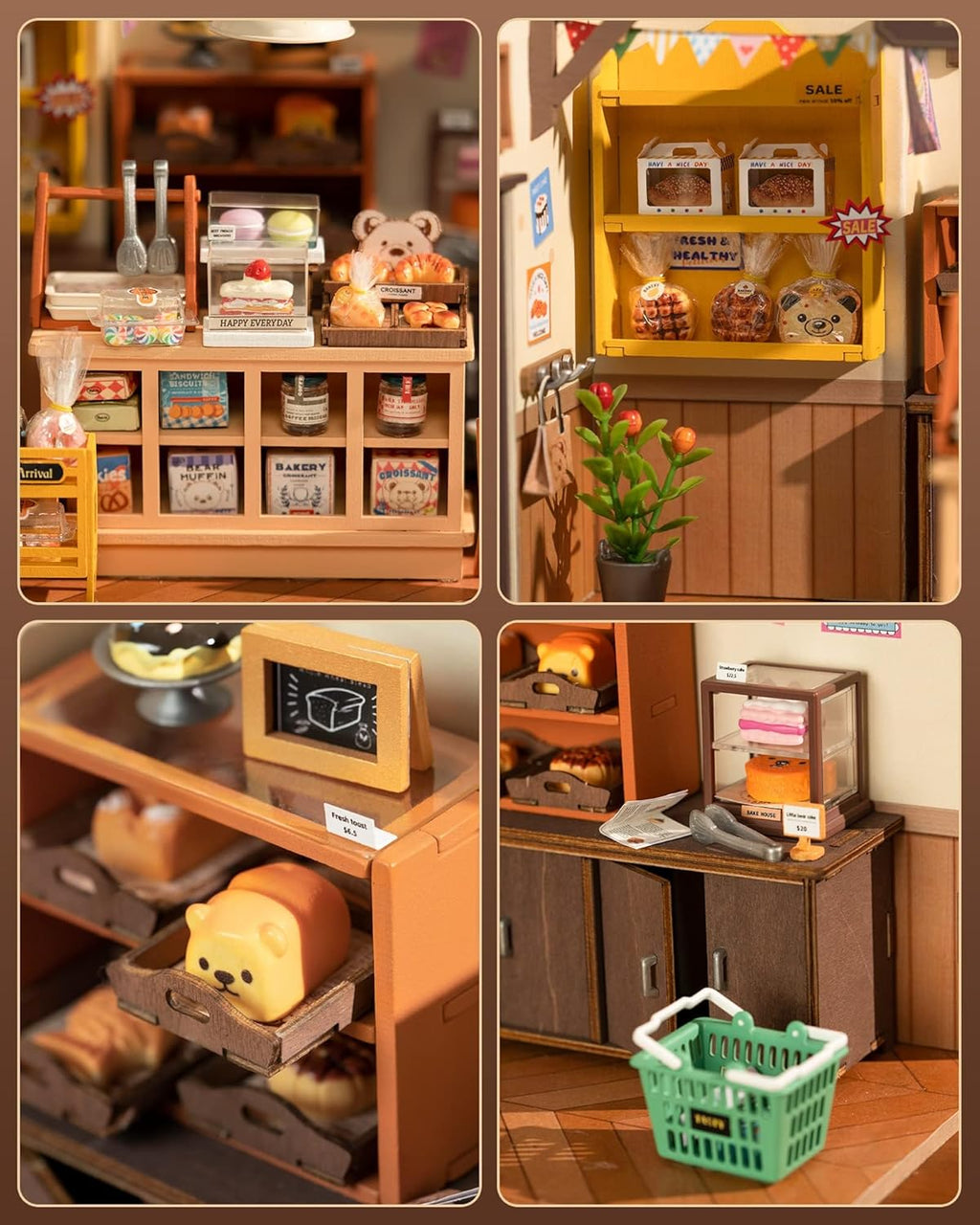 Rolife Miniature House Kit | 1:20 DIY Dollhouse with LED Lights | Perfect Craft for Adults & Gift Idea