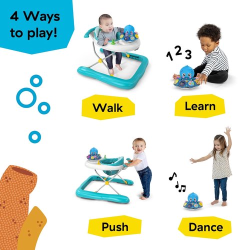 Baby Einstein 4-in-1 Activity Walker - Musical Step & Twirl Design for Infants 6-24 Months