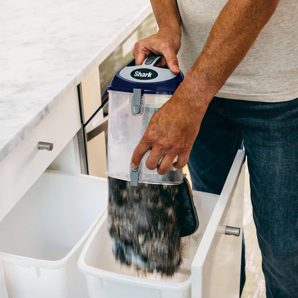 Shark NV360 Navigator Vacuum - Powerful Suction for Hardwood & Carpet Cleaning | Large Dust Cup, Blue