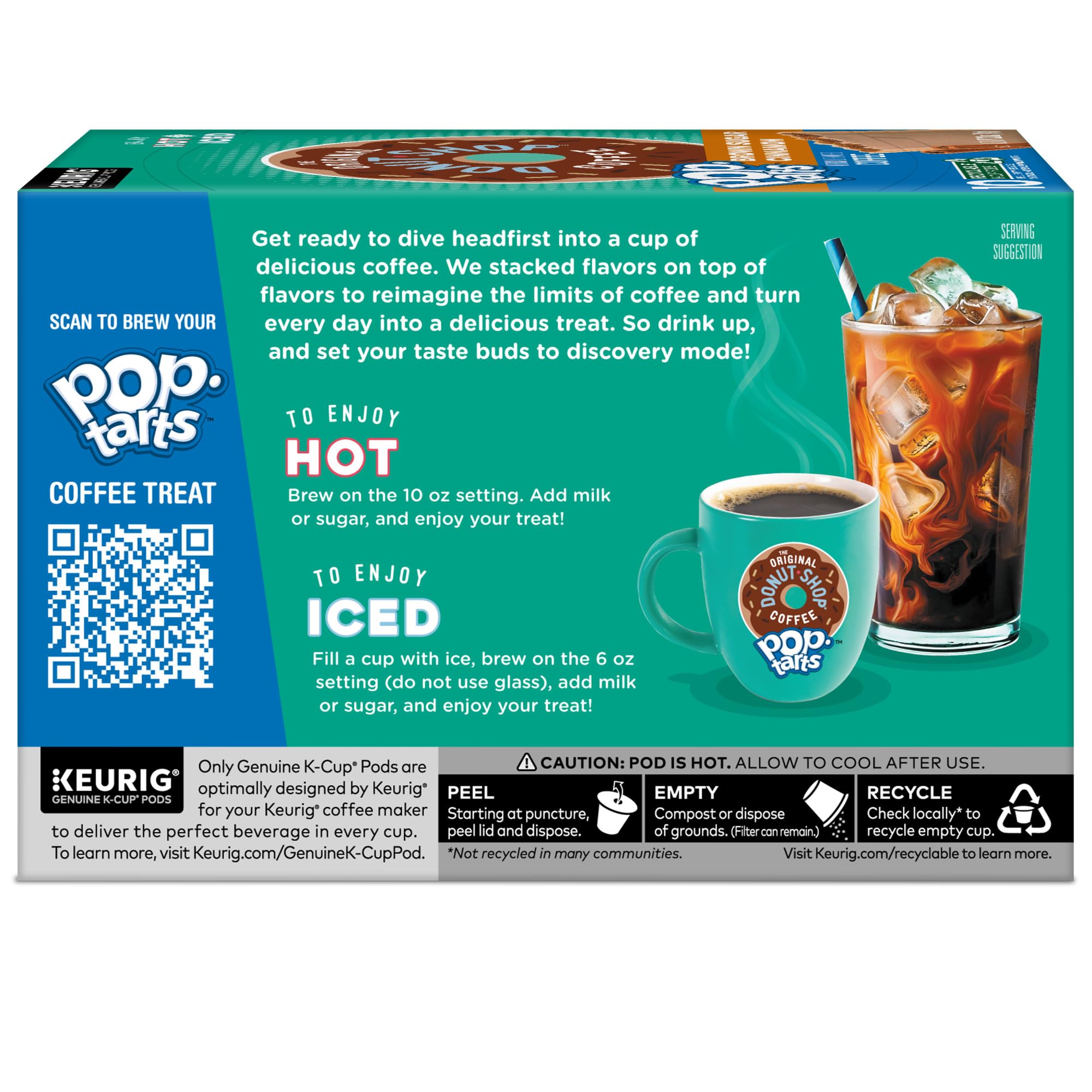 The Original Donut Shop Brown Sugar Cinnamon Pop-Tart®, 60ct