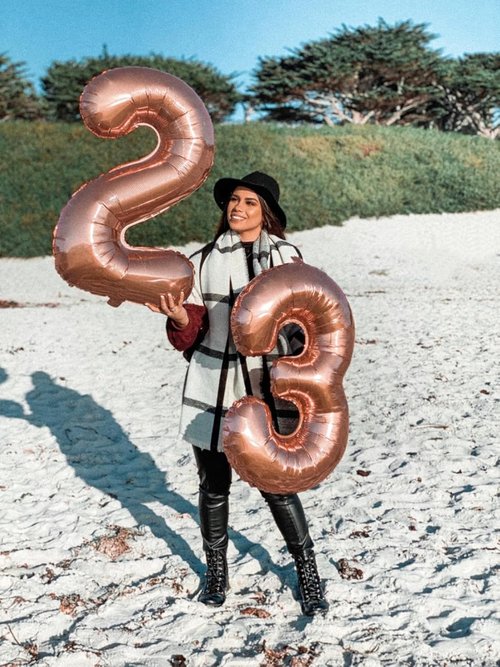 Big 23 Balloons | 40-Inch Rose Gold Number Balloons for Birthdays, Weddings & Celebrations