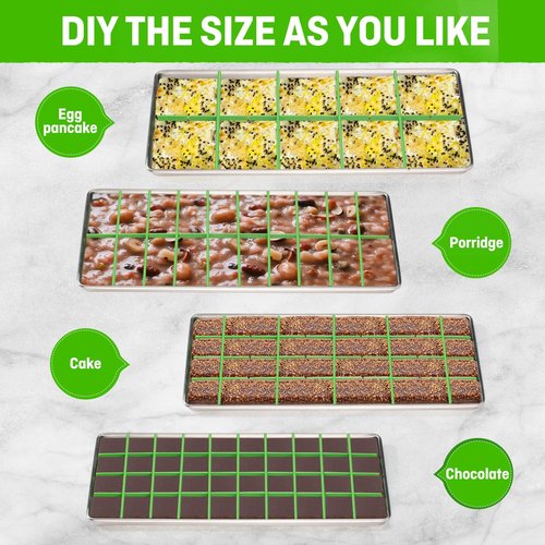 5 Sets Freeze dryer Tray Dividers For Harvest Right Freeze Dryer Medium Trays. Adjustable Locking Grid for The Cube Freeze Dryer,Freeze Dryer Accessories