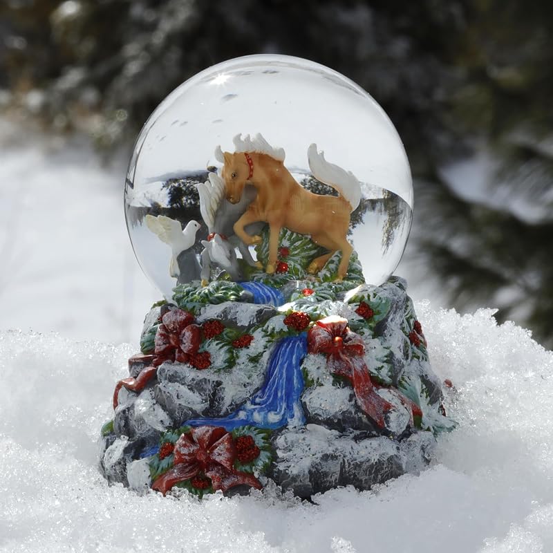 Holiday Snow Globe 2024 – Breyer Winter Woodland Equestrian Collectible