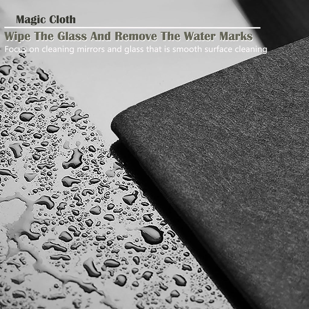 BOOLUU 5pcs 9×7 Inches Real Magic Cloth Thickened Magic Cleaning Cloth Microfiber Magic Cleaning Cloth for Mirror, Glass, Window and Cars