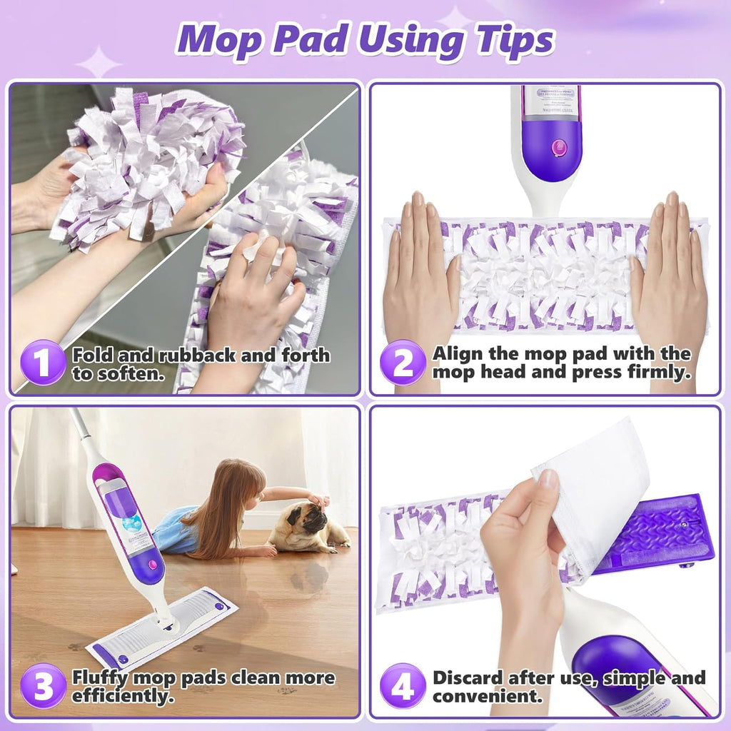 Swiffer | Mop Pads Refills - 20 Pcs Wet & Dry Disposable Pads for Multi-Surface Floor Cleaning