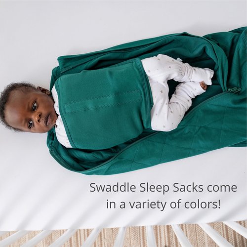 Dreamland Baby Viscose Swaddle Blanket (0-6 Months). 1.0 TOG Ultra Soft Swaddle Blanket w/Built in Band. 95% Viscose, 5% Spandex (White with Grey Stars). Mom-Owned US Business, Premium Materials
