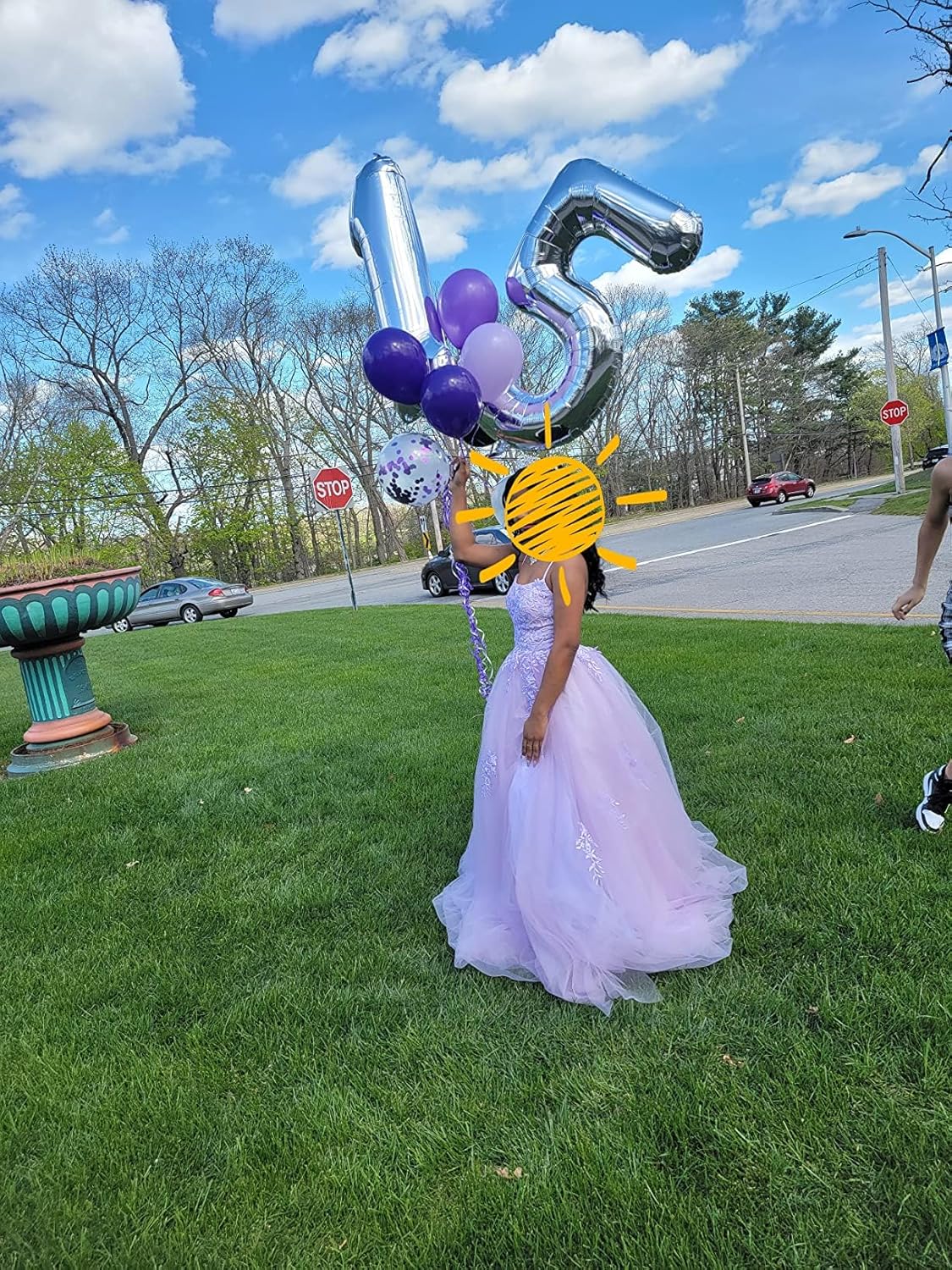 Numbers Balloon - 40 Inch Large Silver 3 Balloon for Birthday Party Decor | Perfect for Three-Year-Old Celebrations