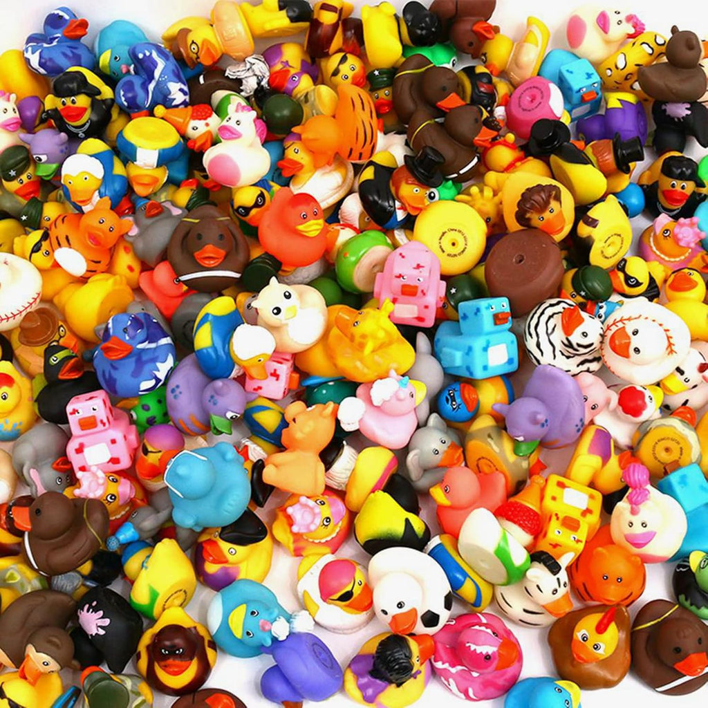 WQTHE Rubber Duck Set - 30 Pack Assorted 2.3 Inch Floater Toys for Kids | Perfect for Parties & Bath Time