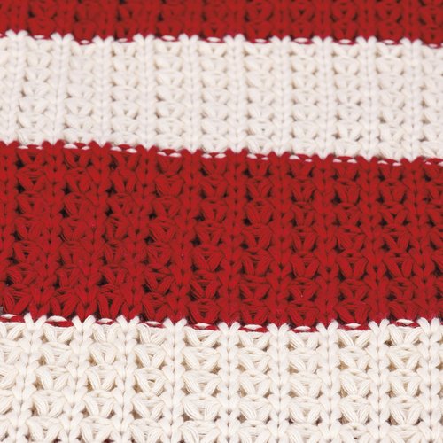 Primitives by Kathy Throw Blanket - Red & White Striped from Our Nordic Collection