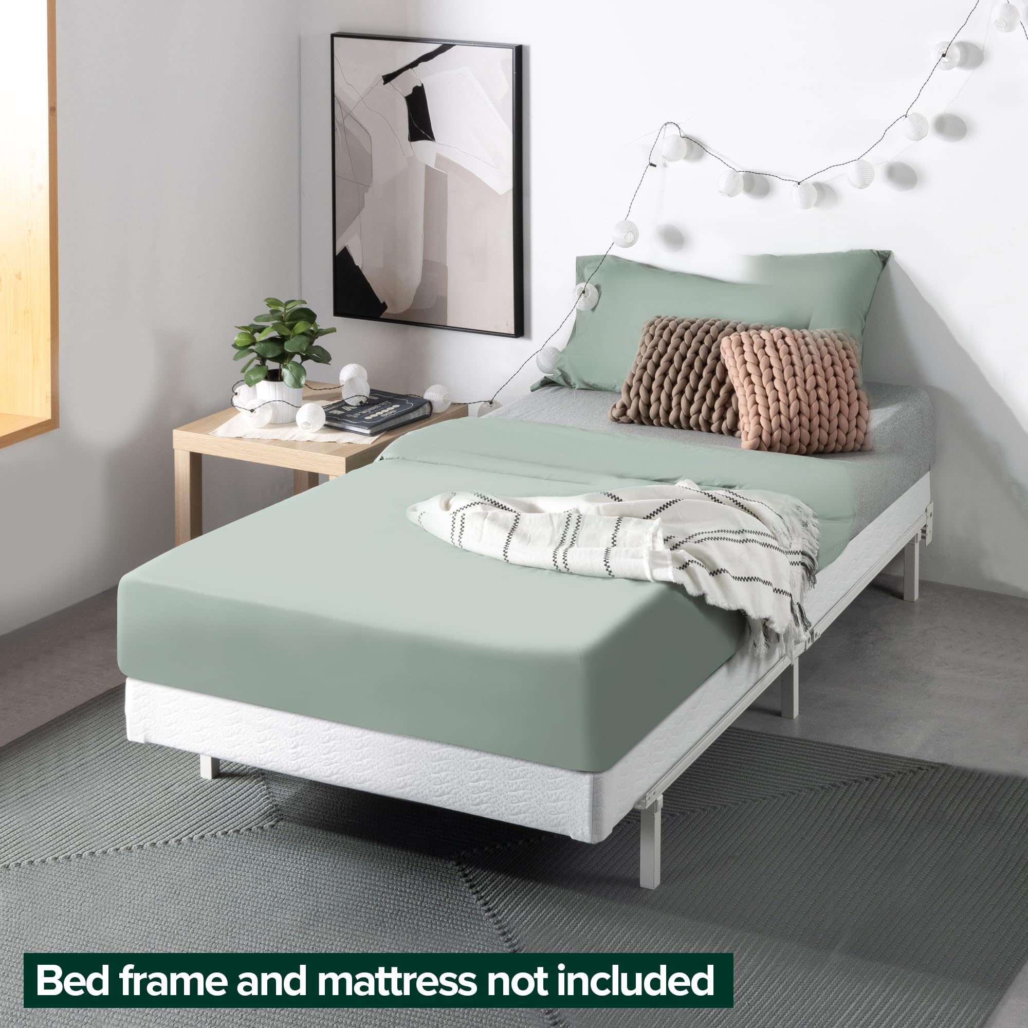 ZINUS 5 Inch Twin XL Metal Smart Box Spring with Quick Assembly, Mattress Foundation, Strong Metal Frame, Easy Assembly