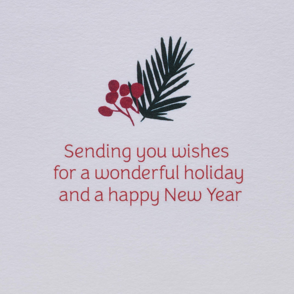 Papyrus Classy Christmas Card, Perfect for Anyone (Wonderful Holiday)