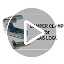 Midwest Hearth Fireplace Damper Clamp for Gas Logs - FHA Approved Steel