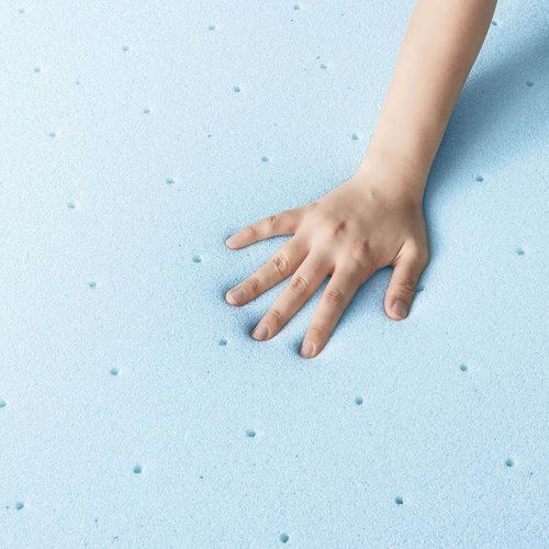 Best Price Mattress 1.5 Inch Cooling Gel Infused Memory Foam Mattress Topper - King Size, CertiPUR-US Certified