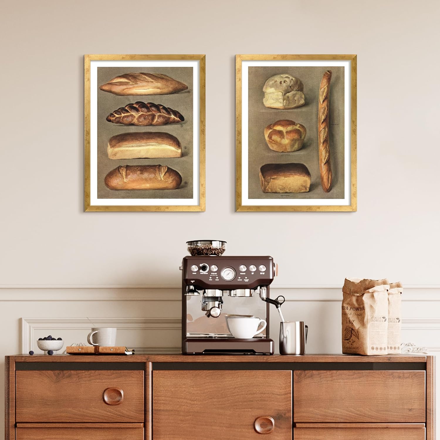 Upsimples 12x16 Picture Frame - Display 8.5x11 Photos with Mat or 12x16 Without Mat - Bronze Finish