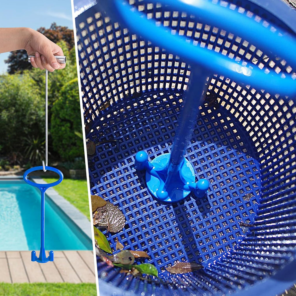 RunNico Skimmer Basket Handle - Universal Tool for Inground Pool Cleaning | Safe Debris Removal