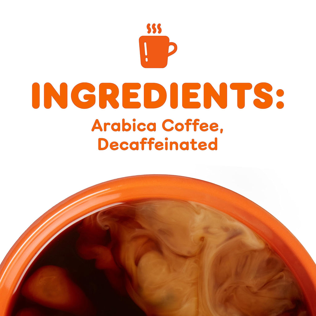 Dunkin’ Decaf Medium Roast Ground Coffee, 30 Oz. Canisters (Pack of 4)