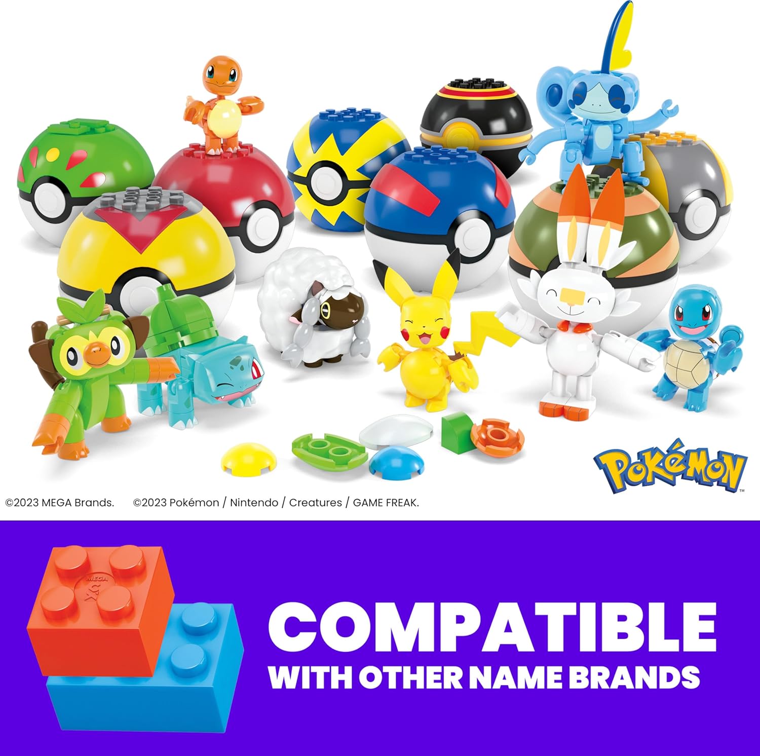 MEGA Pokémon Action Figure Building Set - 191 Pieces for Beginner Trainers | Creative Play