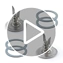 2 Pack Oster Blender Replacement Ice Crusher Blades & Gasket Set