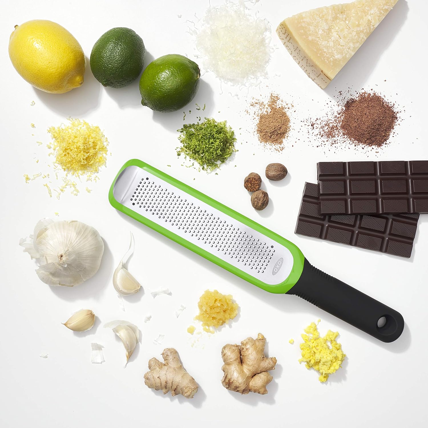 OXO Good Grips Zester & Grater - Precision Etched Blades for Effortless Citrus Zesting & Grating