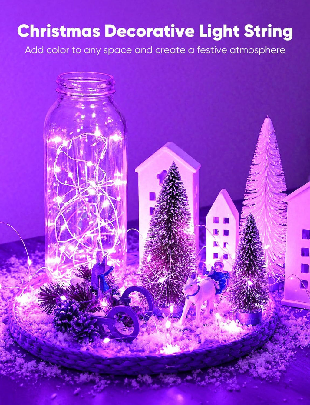 Minetom Fairy Lights - 12 Pack Battery Operated String Lights | 8 Modes, 7ft, 20 LEDs, Waterproof Silver Wire for DIY Decor