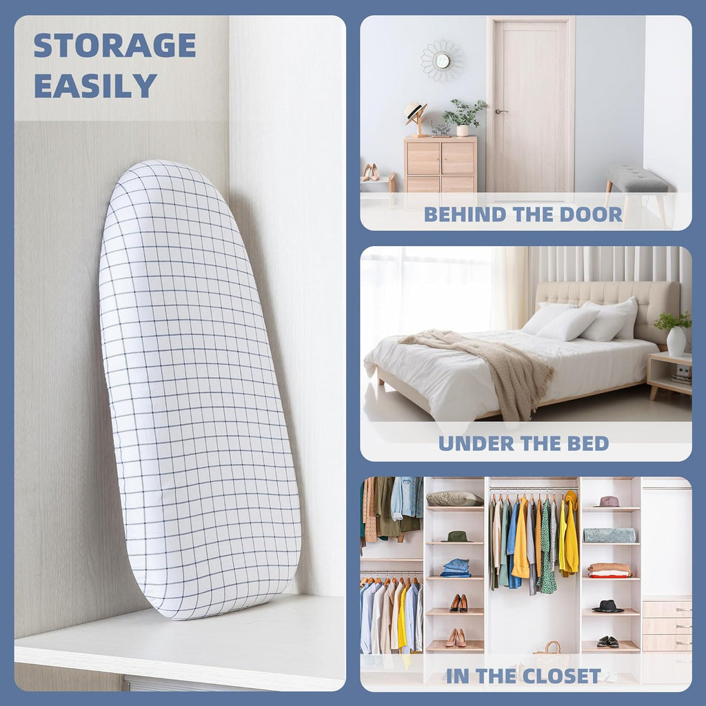 Storage Maniac Tabletop Ironing Board - Extra Wide Portable Design with Cotton Cover | Ideal for Sewing & Crafts