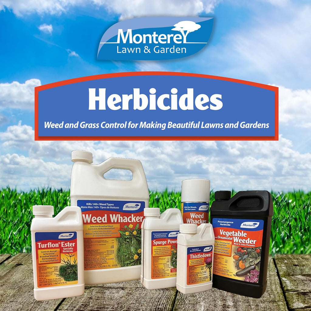 Monterey Spurge Power Herbicide Concentrate - Post Emergent Formula with Measuring Spoon - 1 Pint