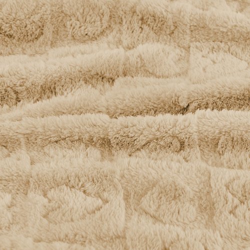 Yurhap Fleece Baby Blanket Heart Checkered, Ultra Soft Cozy Baby Blankets for Boys Girls, Fluffy Infant Toddler Newborn Receiving Gifts for Crib Stroller 30"x40" (Khaki)