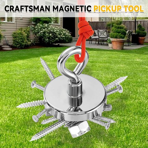 DIYMAG Super Strong Neodymium Fishing Magnet - 500 lbs Pulling Force | 2.36 Inch Diameter for River Retrieval