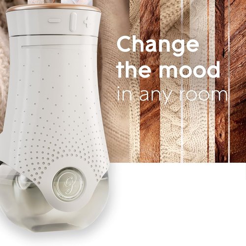Glade PlugIns Refills Air Freshener - Cashmere Woods Scented Essential Oils | 1.34 Fl Oz, 2 Count
