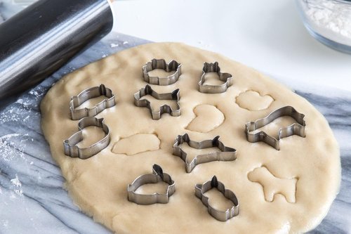 Fox Run Mini Animal Cookie Cutters - Metallic Design, Perfect for Baking Fun | 0.75 x 1.5 x 1 Inches