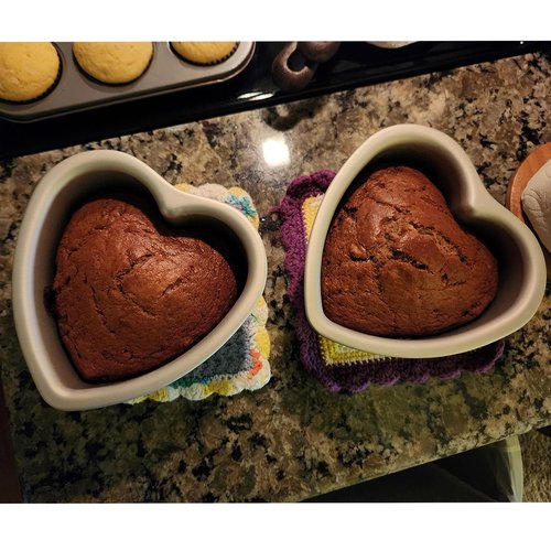 Kundalini Heart Cake Pan 6Inch Anodized Aluminum Non-stick Baking Mold for Air Fryer, Pressure Cooker, Weddings, Valentine’s Day