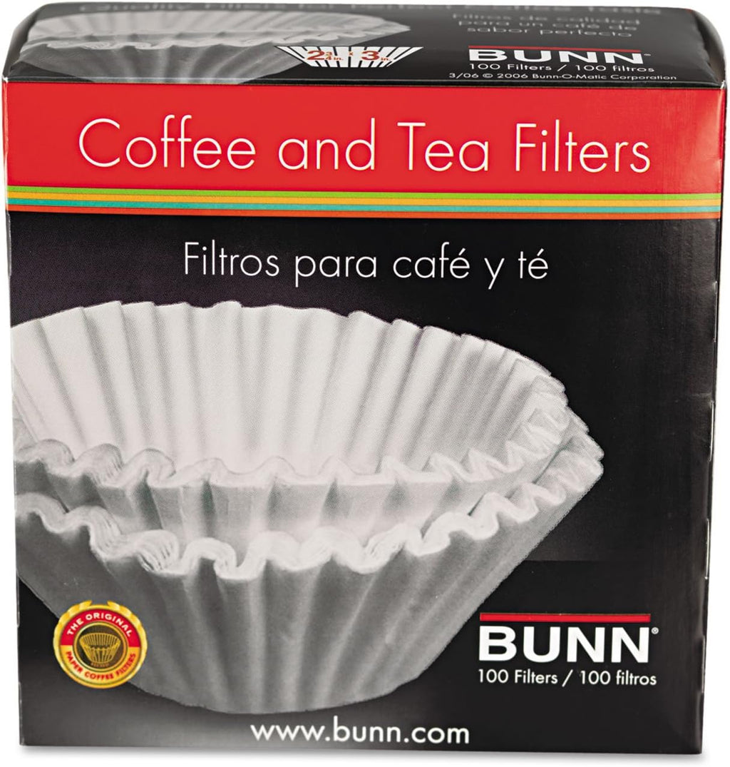 BUNN - 100-Count Coffee Basket Filters | Perfect Fit for BUNN Coffee Makers