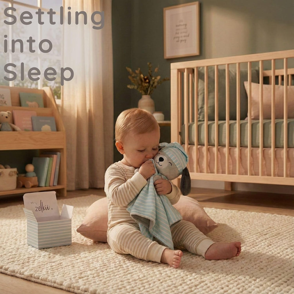Zelkii Reversible Baby Lovey - Soft Security Blanket for Sleep & Play | Perfect for Boys & Girls