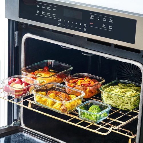 Glass Food Storage Containers by [Brand Name] - 24pc Leakproof BPA-Free Set with Airtight Lids | Microwave & Dishwasher Safe